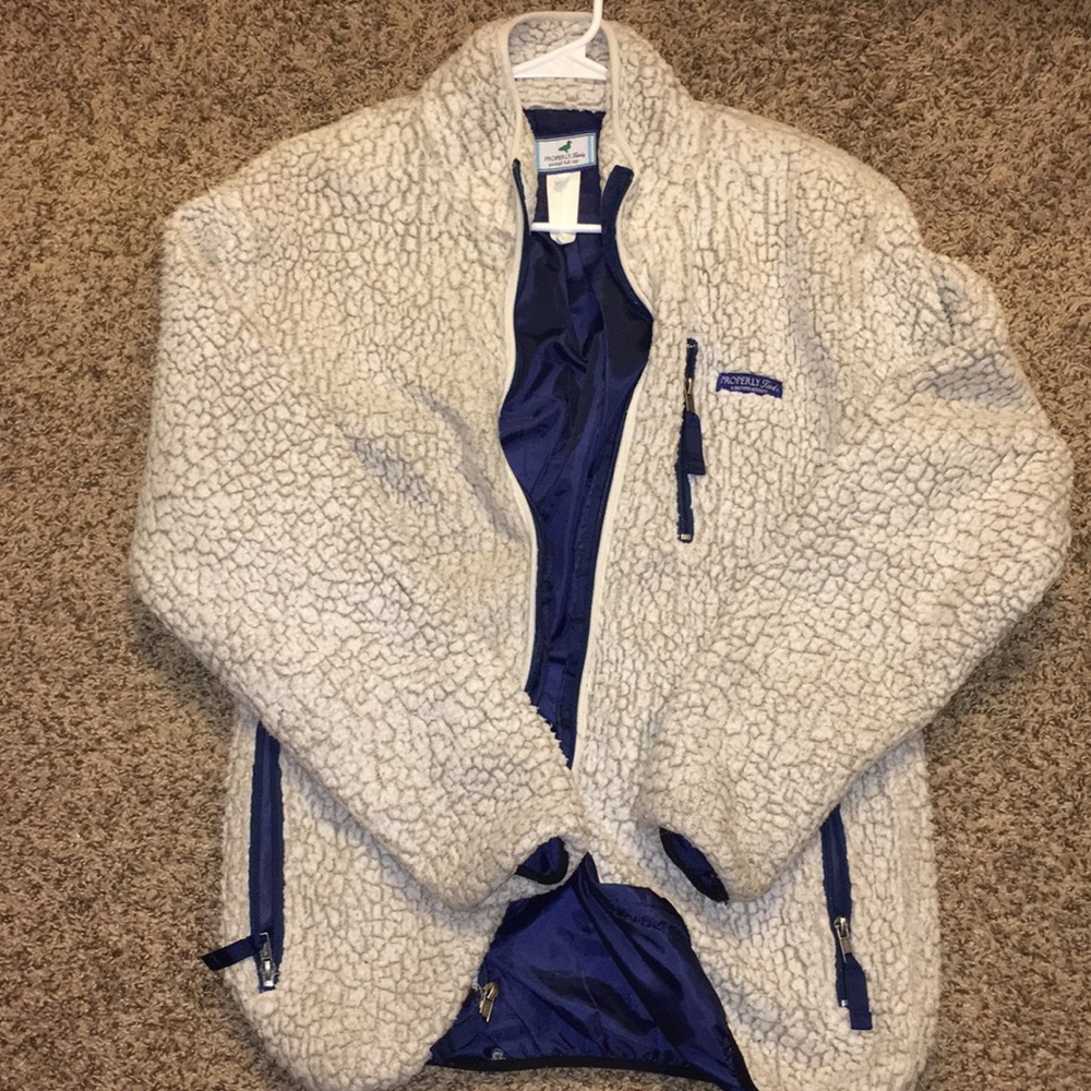 Properly tied zip up jacket